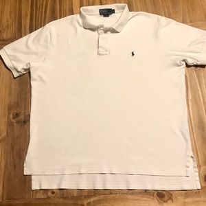 Cream Ralph Lauren Polo. Sz. L